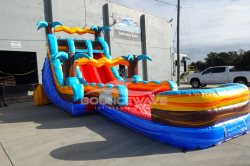18' TROPIC SHOCK 18ft tropic shock hybrid dual lane inflatable water slide 9969653 1 18' TROPIC SHOCK